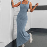 Ribbed Maxi Tank Dress