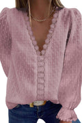 Long Sleeved Chiffon Shirt - runwayfashionista.com