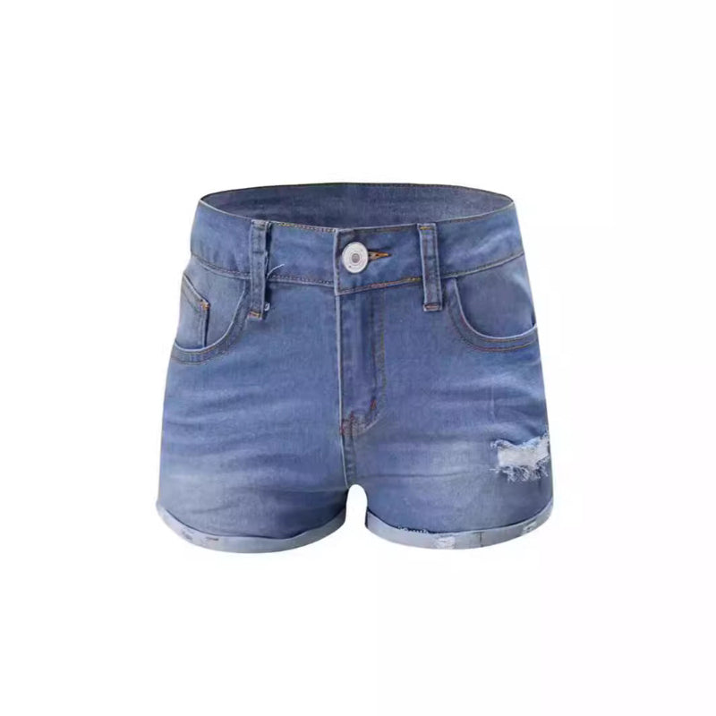 Edgy Summer Style: Ripped Denim Shorts for a Daring Look