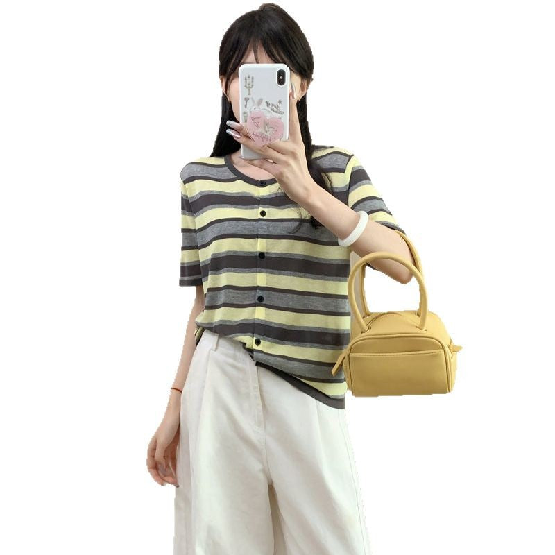 Casual Striped Knit Top - Style & Comfort Combined