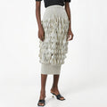 High Waist Pleated Skirt