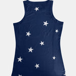 Star Round Neck Tank - runwayfashionistta.com