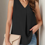 Loose Sleeveless Top - runwayfashionista.com