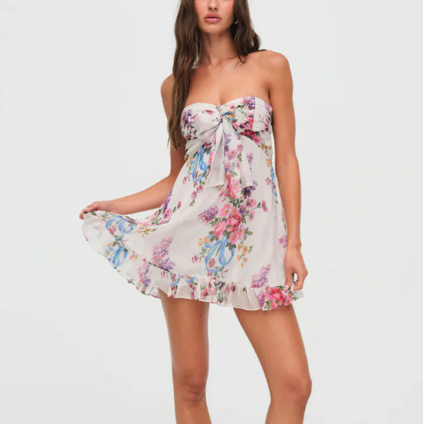 Sheer Floral A-line Mini Dress: The Ultimate Summer Statement