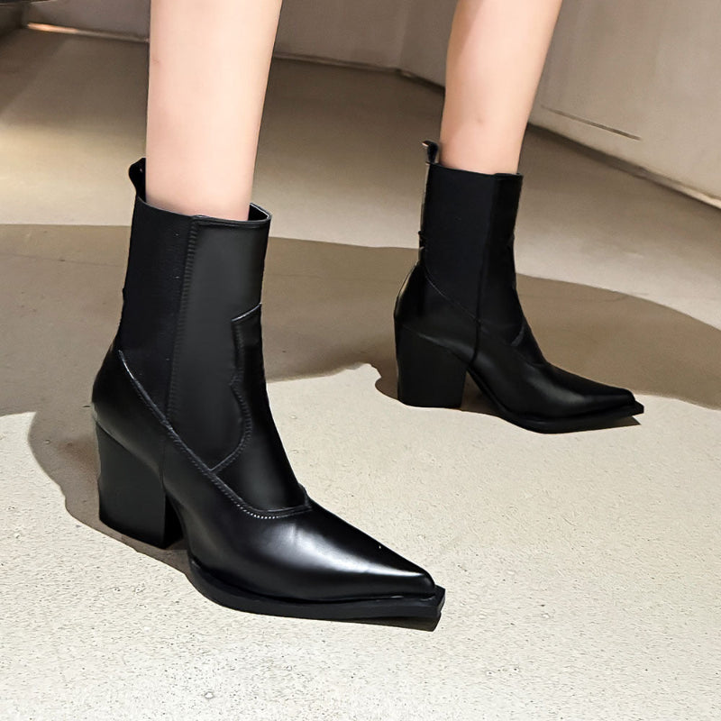 Thick Heeled Boots