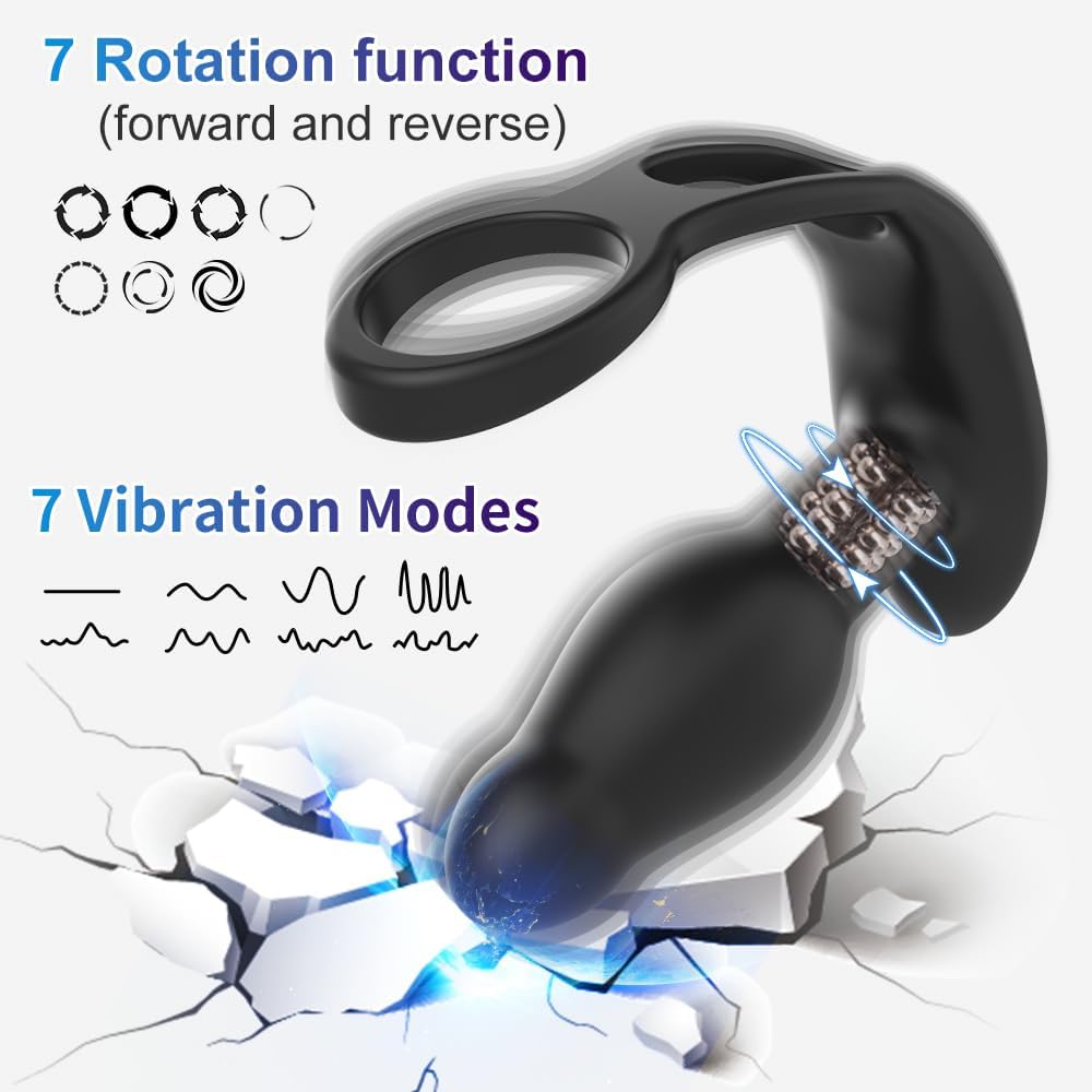 Prostate Massager with Remote Control