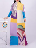 Maxi Pleated Dress - runwayfashionista.com