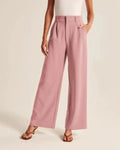 High waisted wide leg pants - runwayfashionista.com