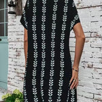Round Neck Loose Dress - runwayfashionista.com