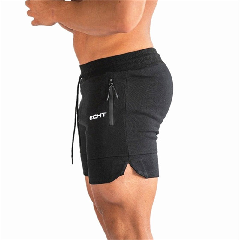 Zipper Pocket Sports Shorts