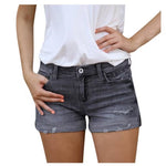 Edgy Summer Style: Ripped Denim Shorts for a Daring Look