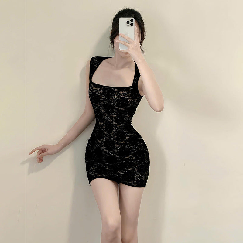 Sleek Sophistication: The Black One-Shoulder Mini