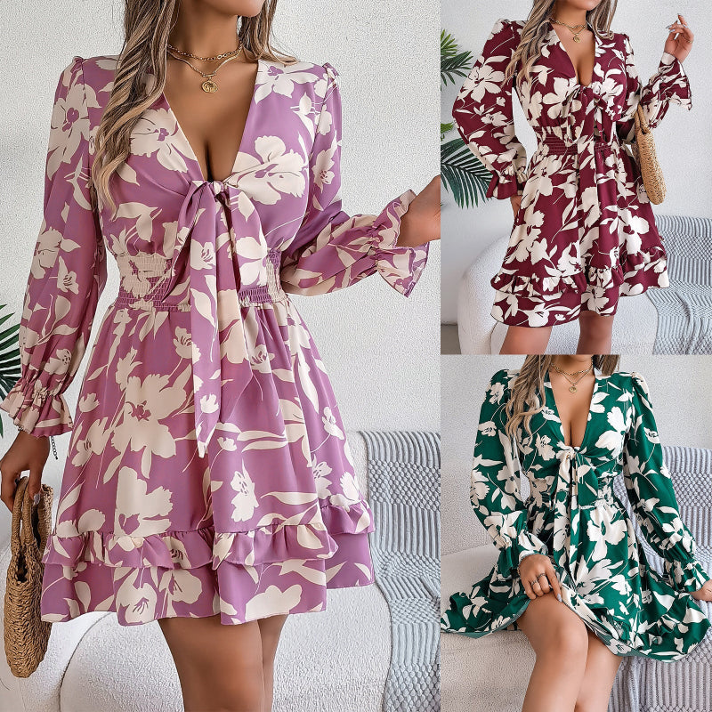 Bloom Boldly: Floral A-Line Dress