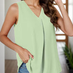 Loose Sleeveless Top - runwayfashionista.com