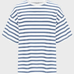 Casual Striped Quarter Sleeve T - Shirt - runwayfashionista.com