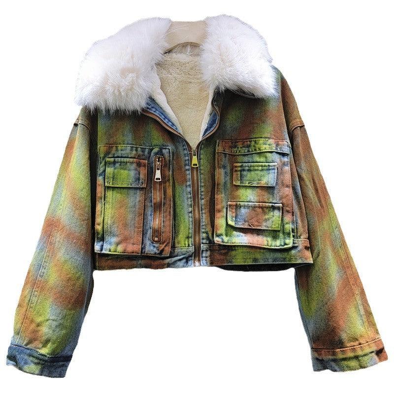 Fleecy Shorty Denim Jacket