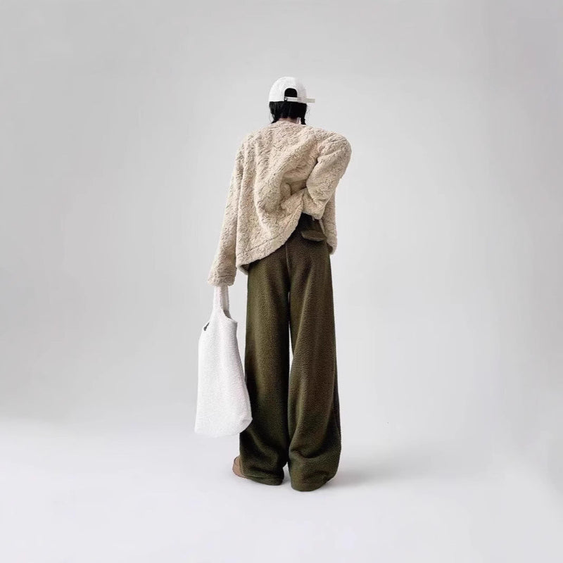 Wide-Leg High-Waist Pants