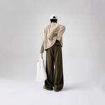 Wide-Leg High-Waist Pants