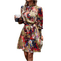 Elegant long sleeve dress - runwafashionista.com