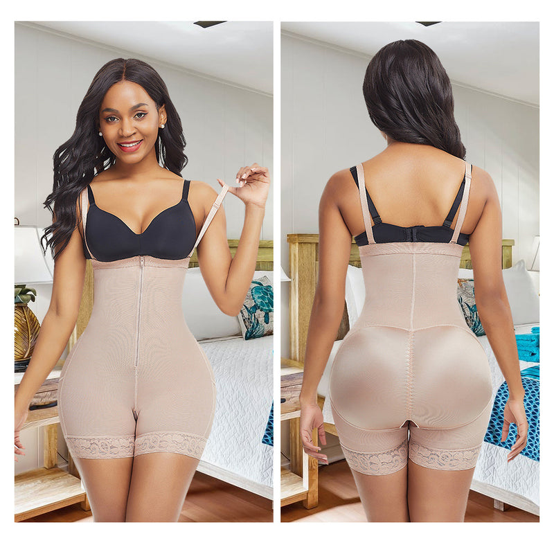 Breathable Mesh Hip-Lifting Belly Pants One-Piece Shape Wear - runwayfashionista.com