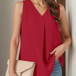 Loose Sleeveless Top - runwayfashionista.com