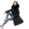 Big Fur Collar with Fleece Jacket