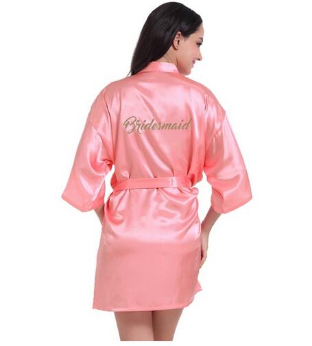 Party Robe Short Satin - runwayfashionista.com