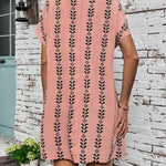 Round Neck Loose Dress - runwayfashionista.com