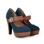 Wide-leg Platform High Heels
