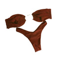 Strapless Pleated Bikini