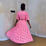 Elevate Your Look: A Modern Twist on the Classic Two-Piece Set - pink