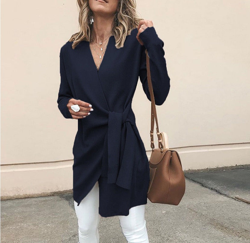 Mid length Casual Small Coat - runwayfashionista.com