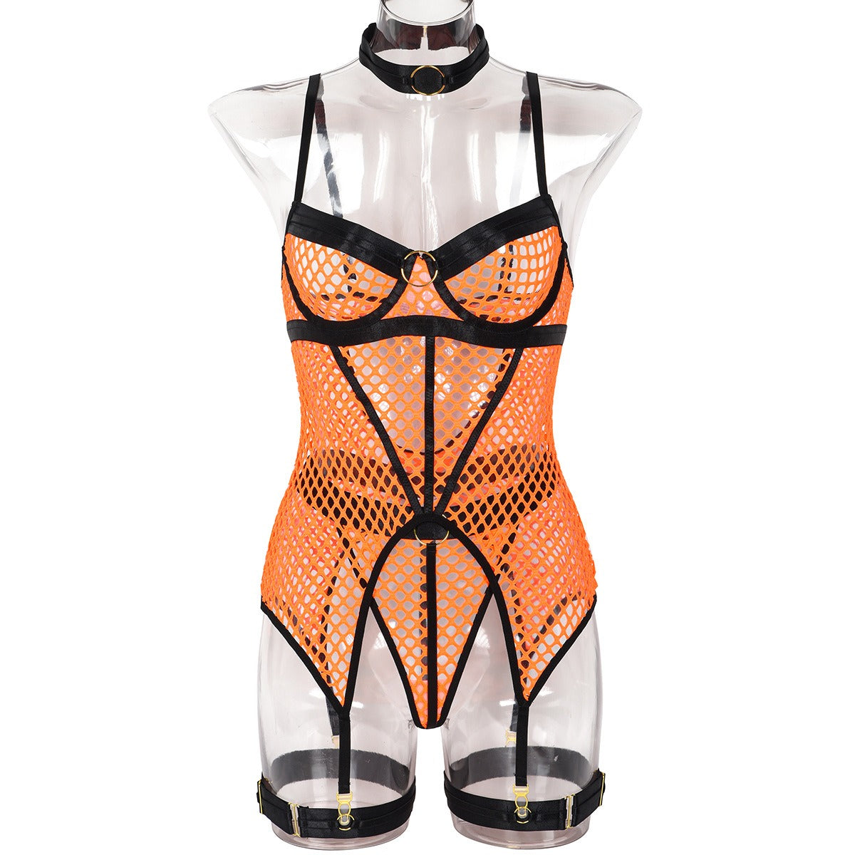 Steel Ring Hanging Neck and Leg RingLingerie - runwayfashionista.com