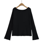 The Essential One-Shoulder Sweater: Elevated Office Style - black