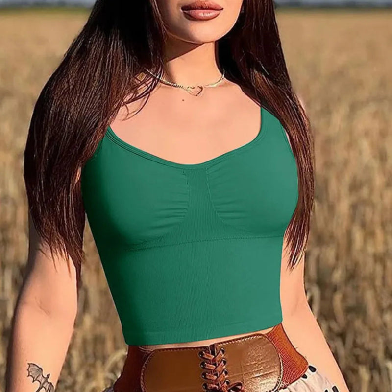 Wide Strap Active Tank - Runwayfashionista.com