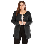 High Spirit V Neck Long Cardigan - runwayfashionista.com