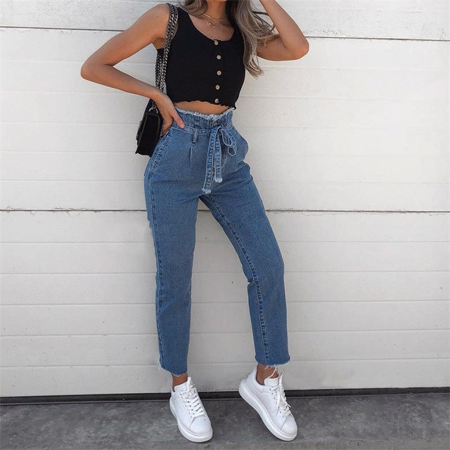 Bold High Street Stretch Harem Denim