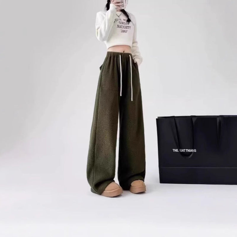 Wide-Leg High-Waist Pants