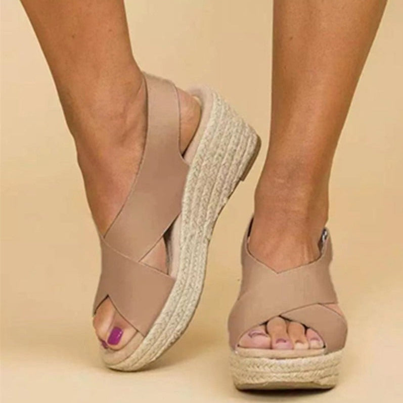 Large Size Hemp Rope Sandals - runwayfashionista.com