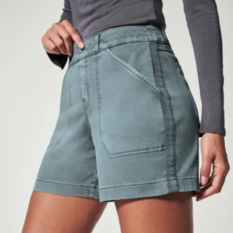 Stylish & Comfy: Slim-Fit Denim Shorts for Business Casual