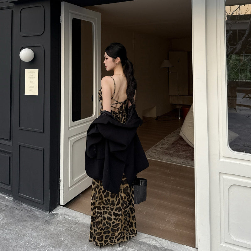Own The Room: Leopard Midi Dress