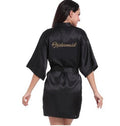 Party Robe Short Satin - runwayfashionista.com