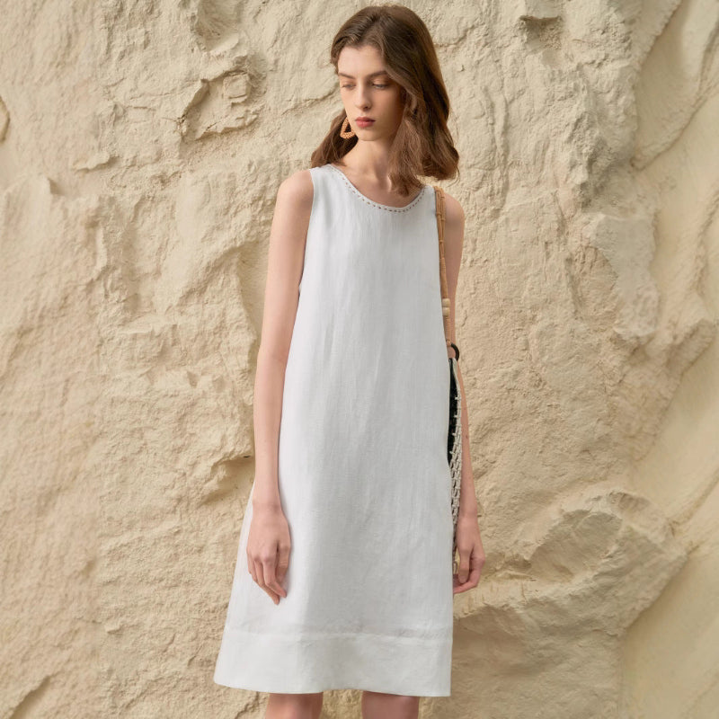 Sophisticated Summer Style | The High-End Tencel Linen A-Line Reveal
