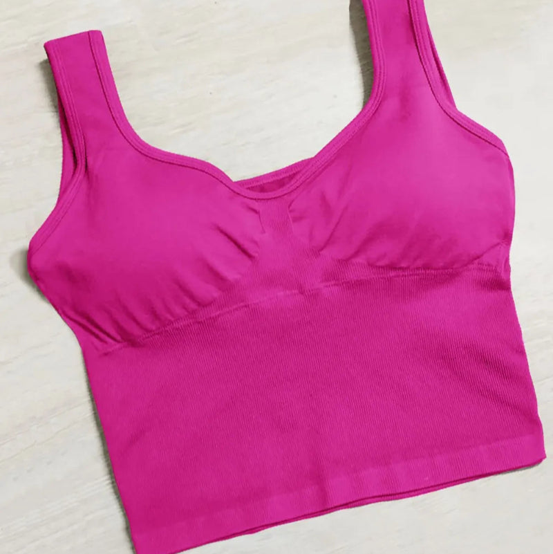 Wide Strap Active Tank - Runwayfashionista.com