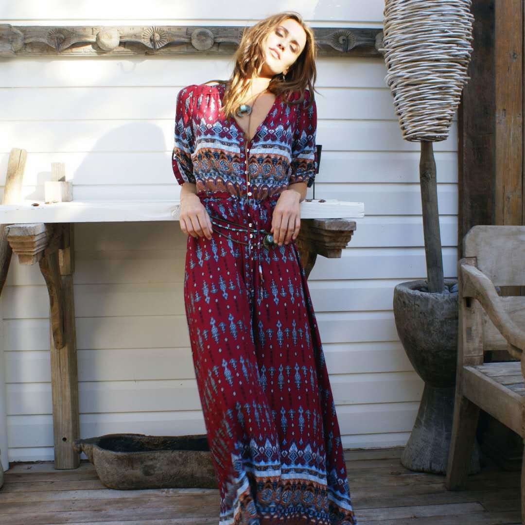 Bohemian Print Dress