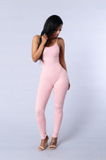 Long Tight Backless Suspender Jumpsuit - runwayfashionista.com