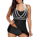 Halter plus size Tankini