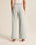 High waisted wide leg pants - runwayfashionista.com