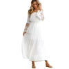 Bohemian Off Shoulder Maxi Dress