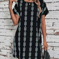 Round Neck Loose Dress - runwayfashionista.com
